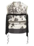 HUI MILANO graphic-print top - White