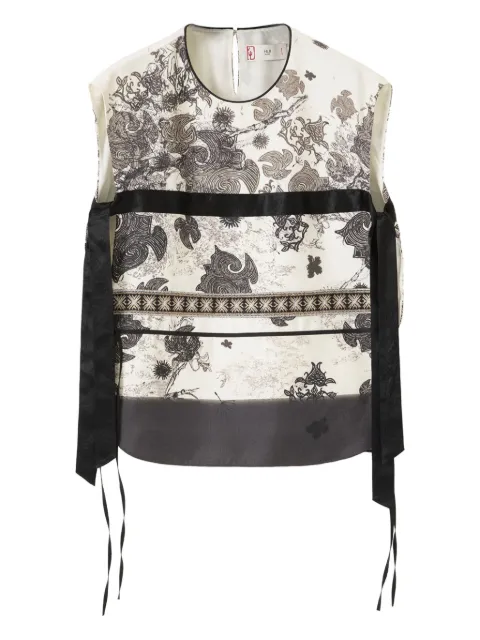 HUI MILANO graphic-print top