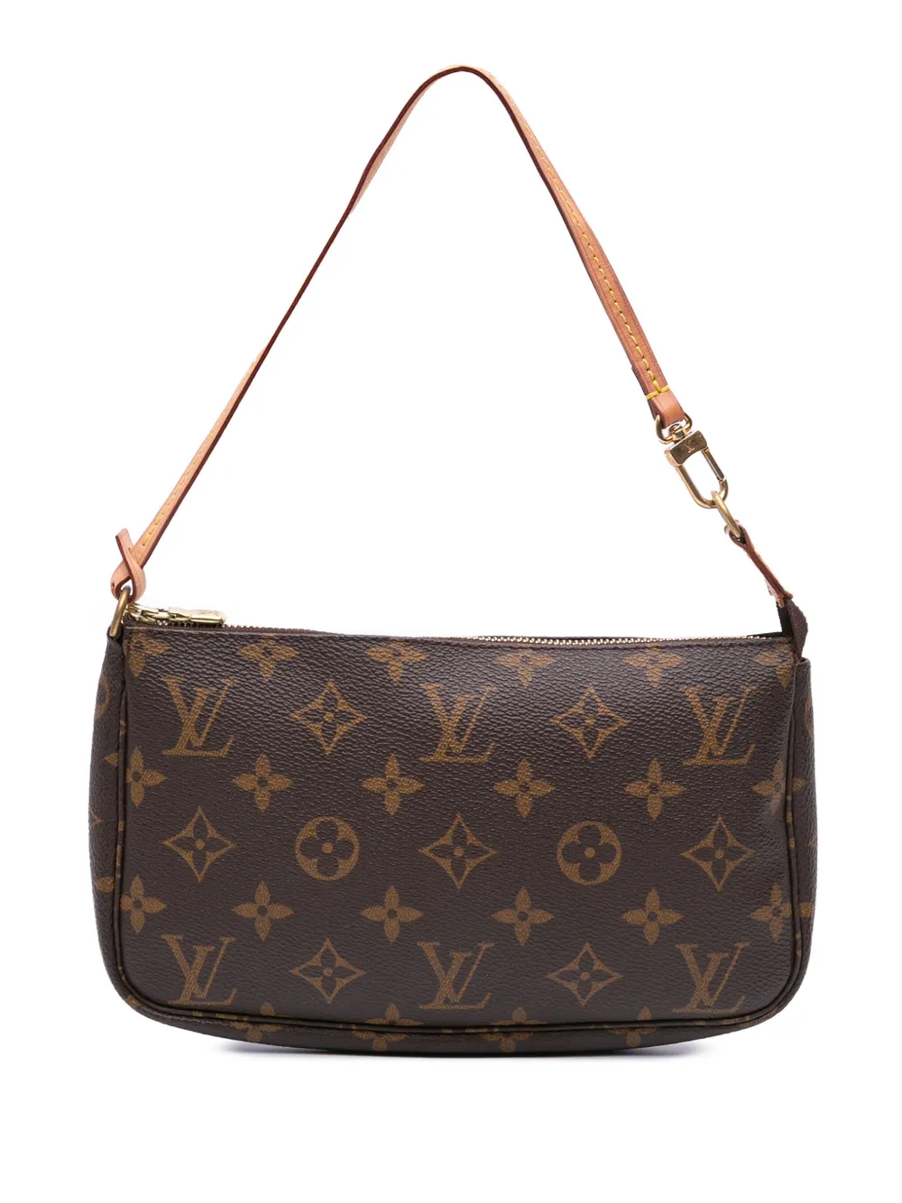 Louis Vuitton Pre-Owned 2000 モノグラム ポシェット アクセソワール ショルダーバッグ - ブラウン Louis Vuitton Pre-Owned 2000 モノグラム ポシェット アクセソワール ショルダーバッグ - ブラウン