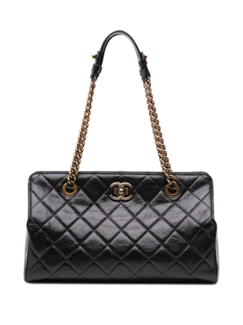 CHANEL Pre-Owned 2013-2014 Quilted Calfskin Perfect Edge tote bag