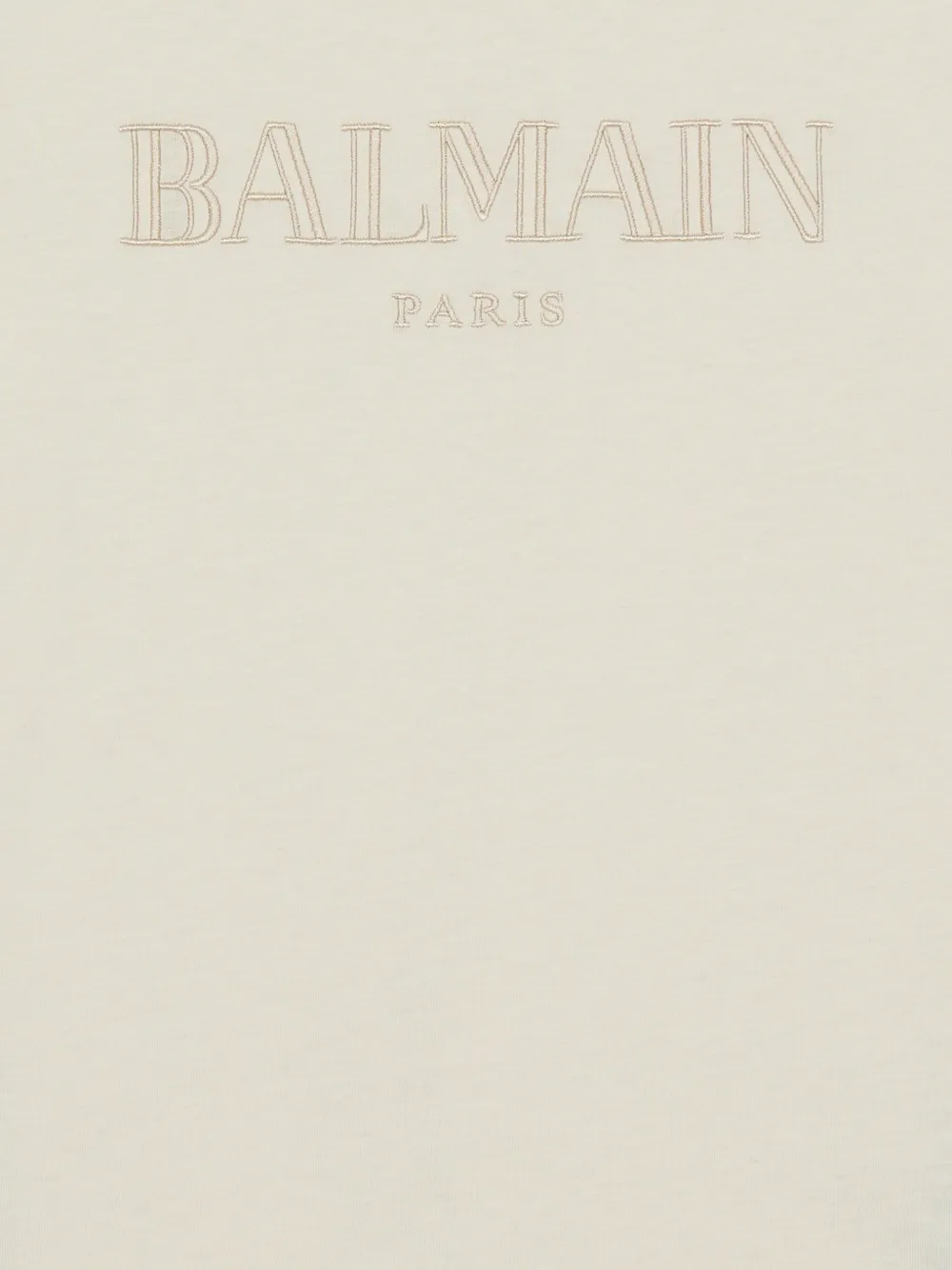 Balmain Kids cotton T-shirt Beige