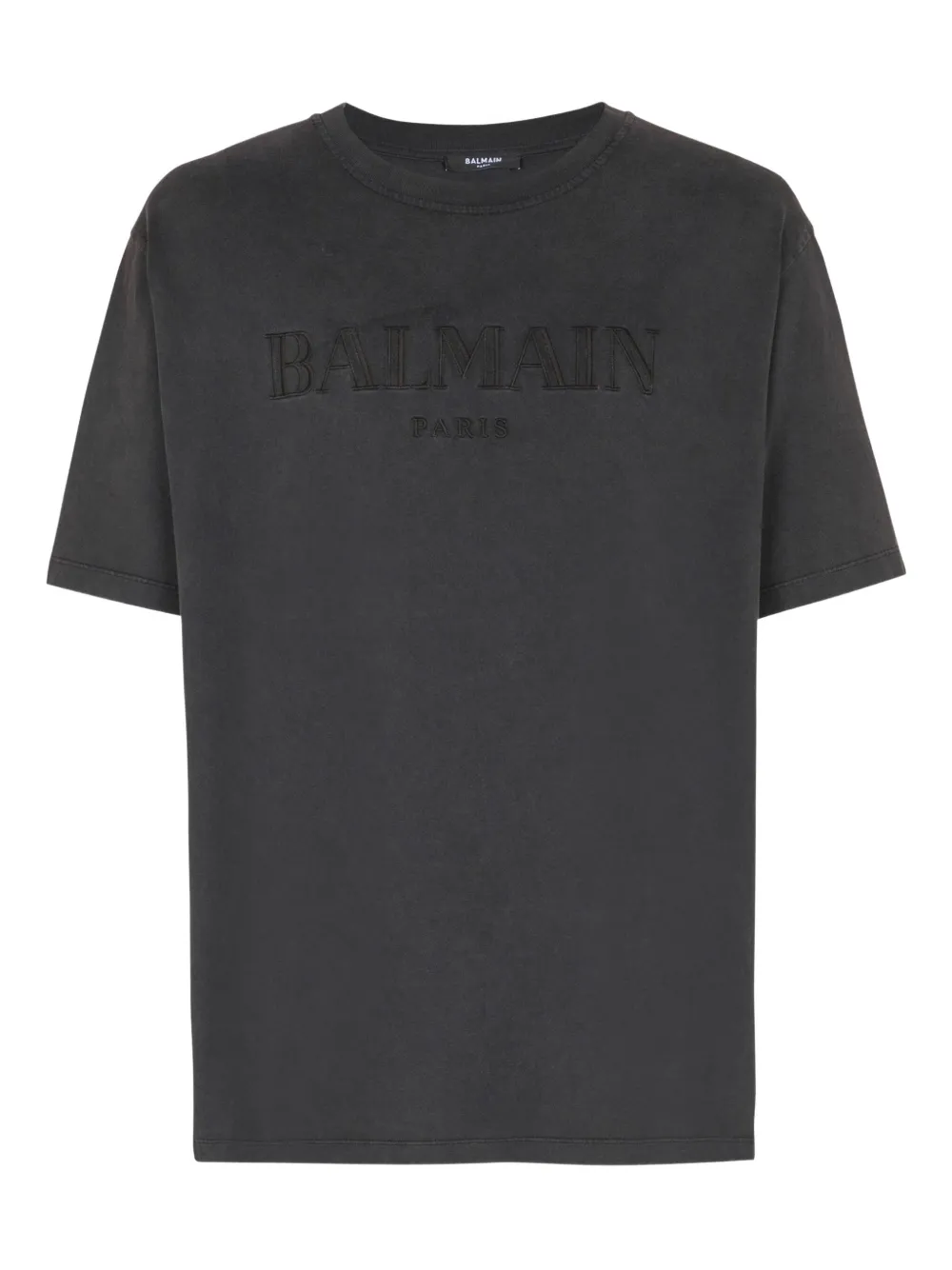 Balmain playera con logo bordado | gris | Image 1