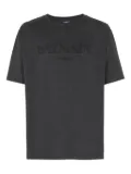 Balmain logo-embroidered T-shirt - Grey