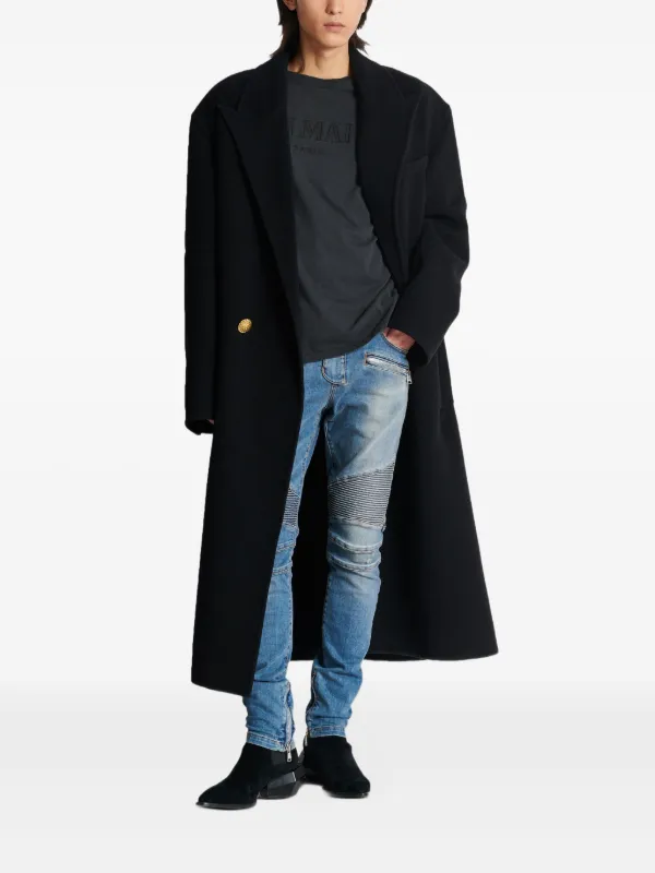Balmain ロゴ Tシャツ | グレー | FARFETCH JP