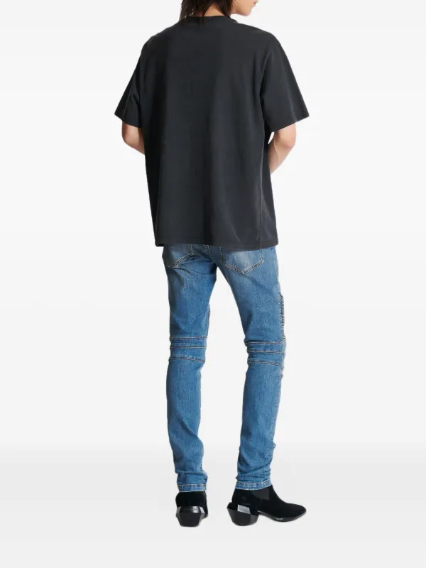 BALMAIN グレー ロゴ Tシャツ Balmain ロゴ Tシャツ | グレー | FARFETCH JP