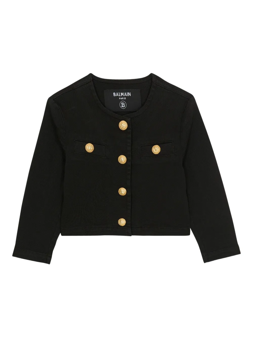Balmain Kids Jack met gegraveerd logo Zwart