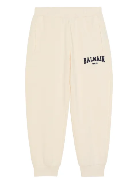 Balmain Kids cotton track pants 