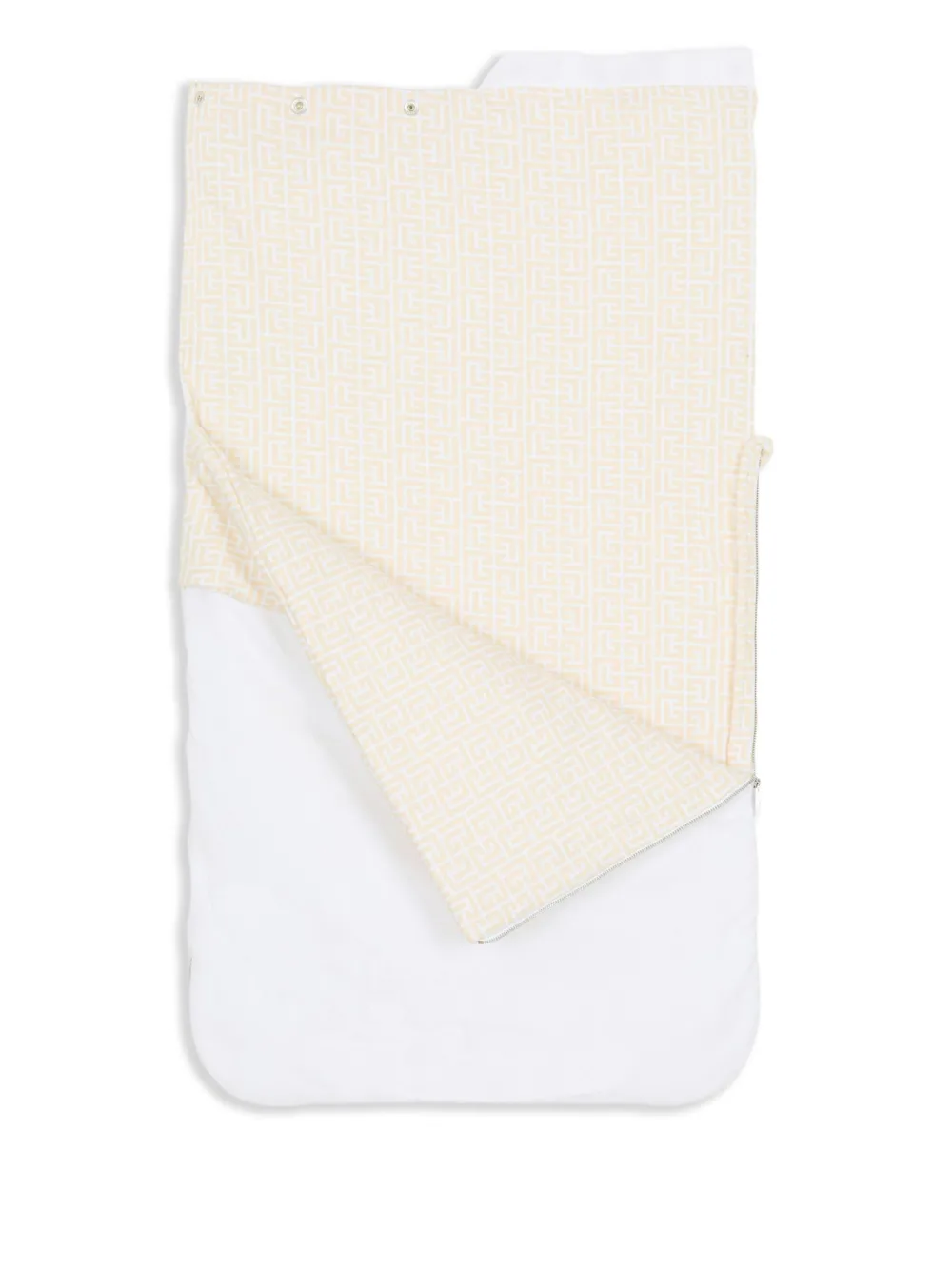Balmain Kids Wiegdeken met monogramprint Beige