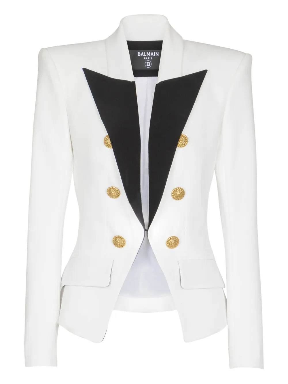 Balmain two-tone jacket | White | Image 1