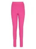 Balmain monogram-pattern leggings - Pink