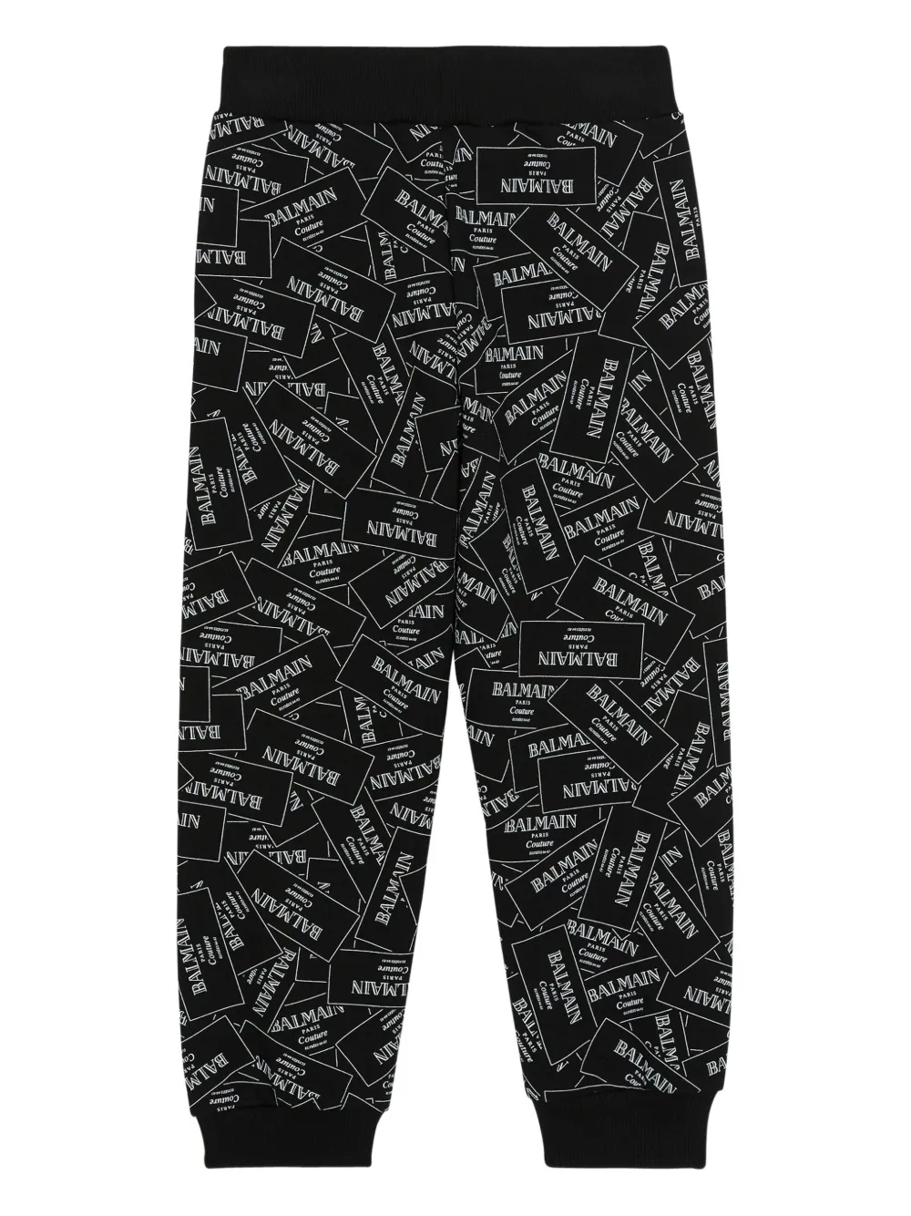 Balmain Kids Katoenen trainingsbroek Zwart