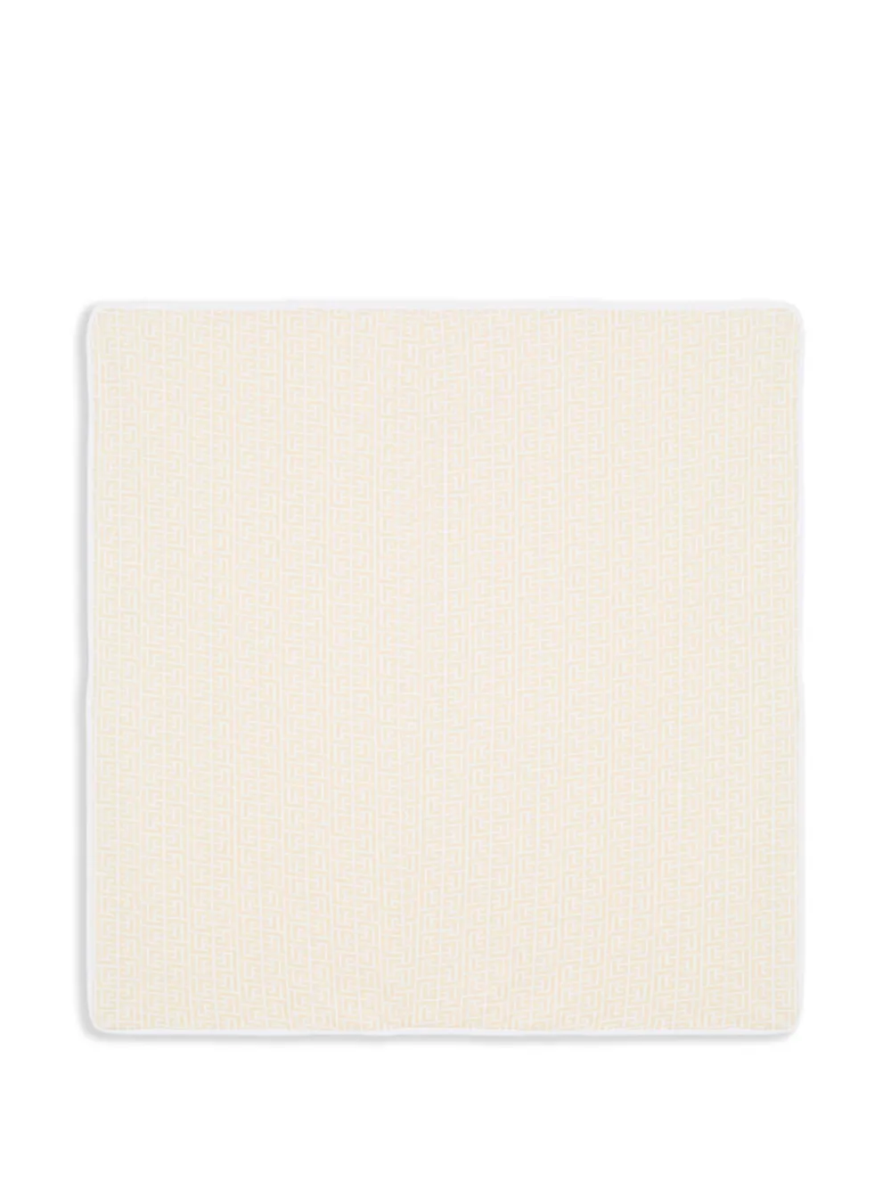 Balmain Kids Deken met geborduurd logo Beige