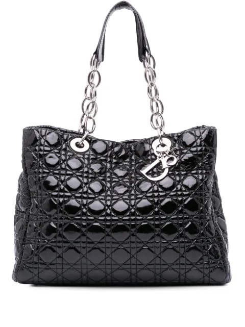 Christian Dior Pre-Owned 2011 Large Patent Cannage Lady Dior Soft Shopping tote bag