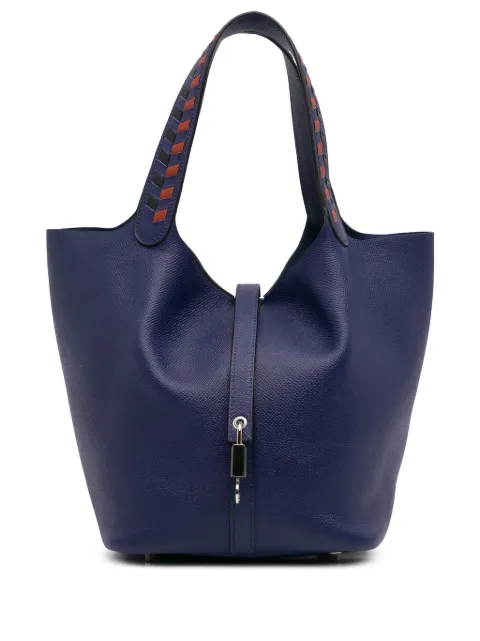 Hermès Pre-Owned 2018 Epsom Tressage Picotin Lock 22 handbag