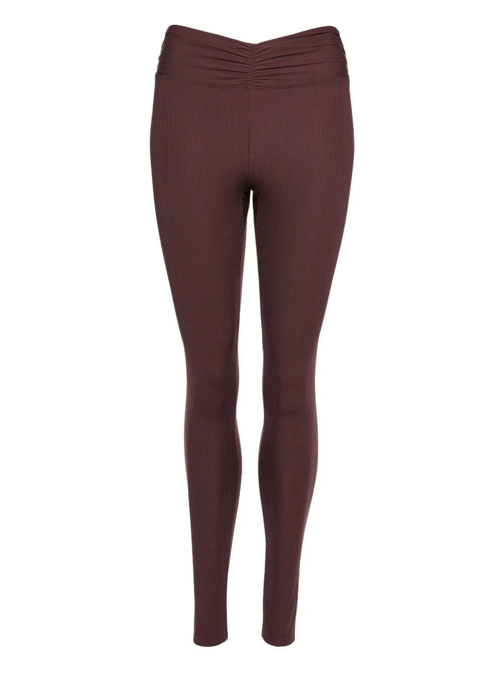Eres Ribbed Pull-on Leggings In Brown