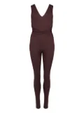 ERES Hope cross-back ribbed jumpsuit - Brown