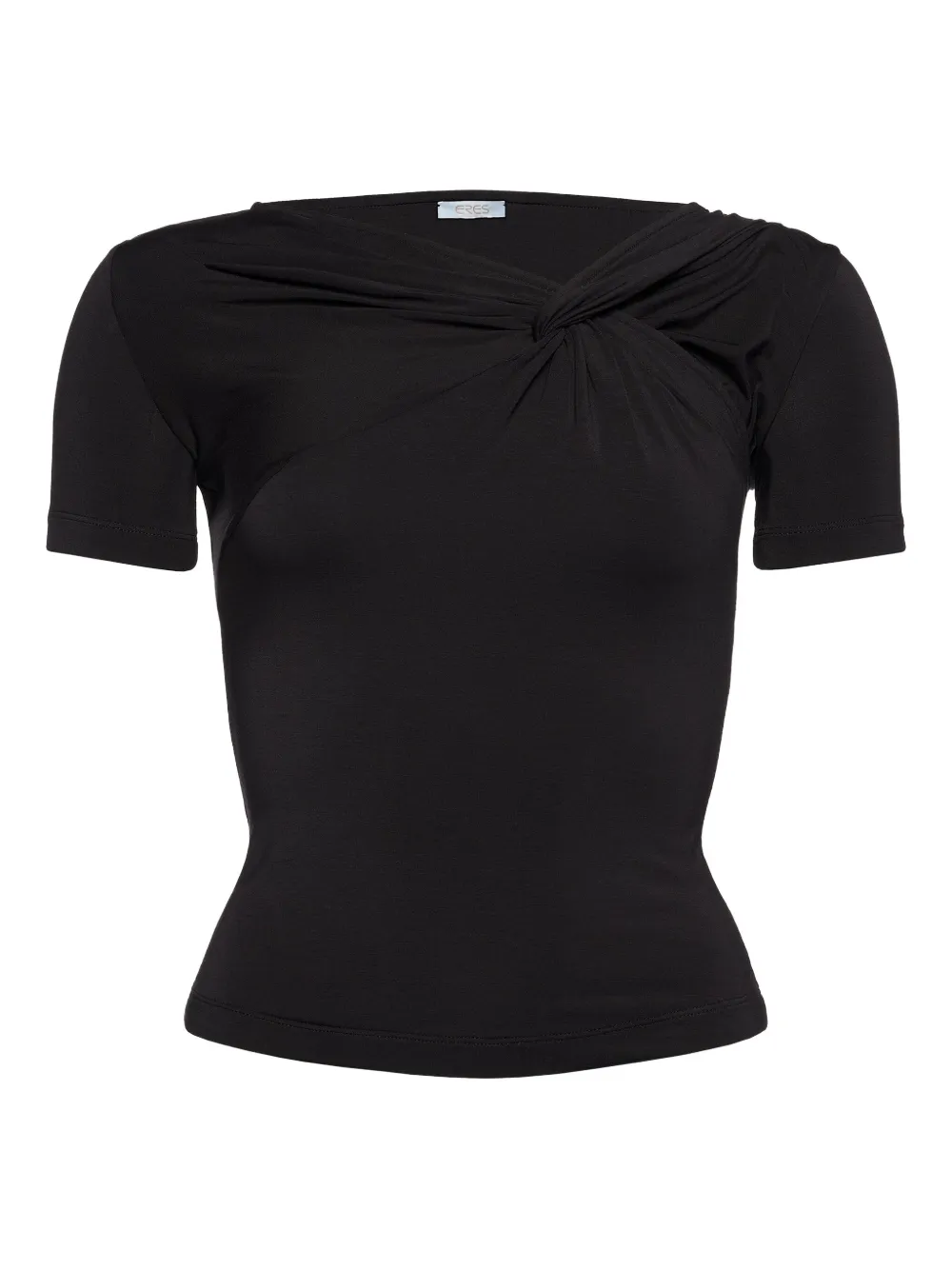 ERES twist-detail short-sleeve top | Black | Image 1