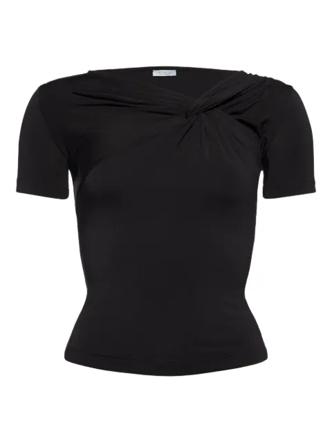 ERES twist-detail short-sleeve top