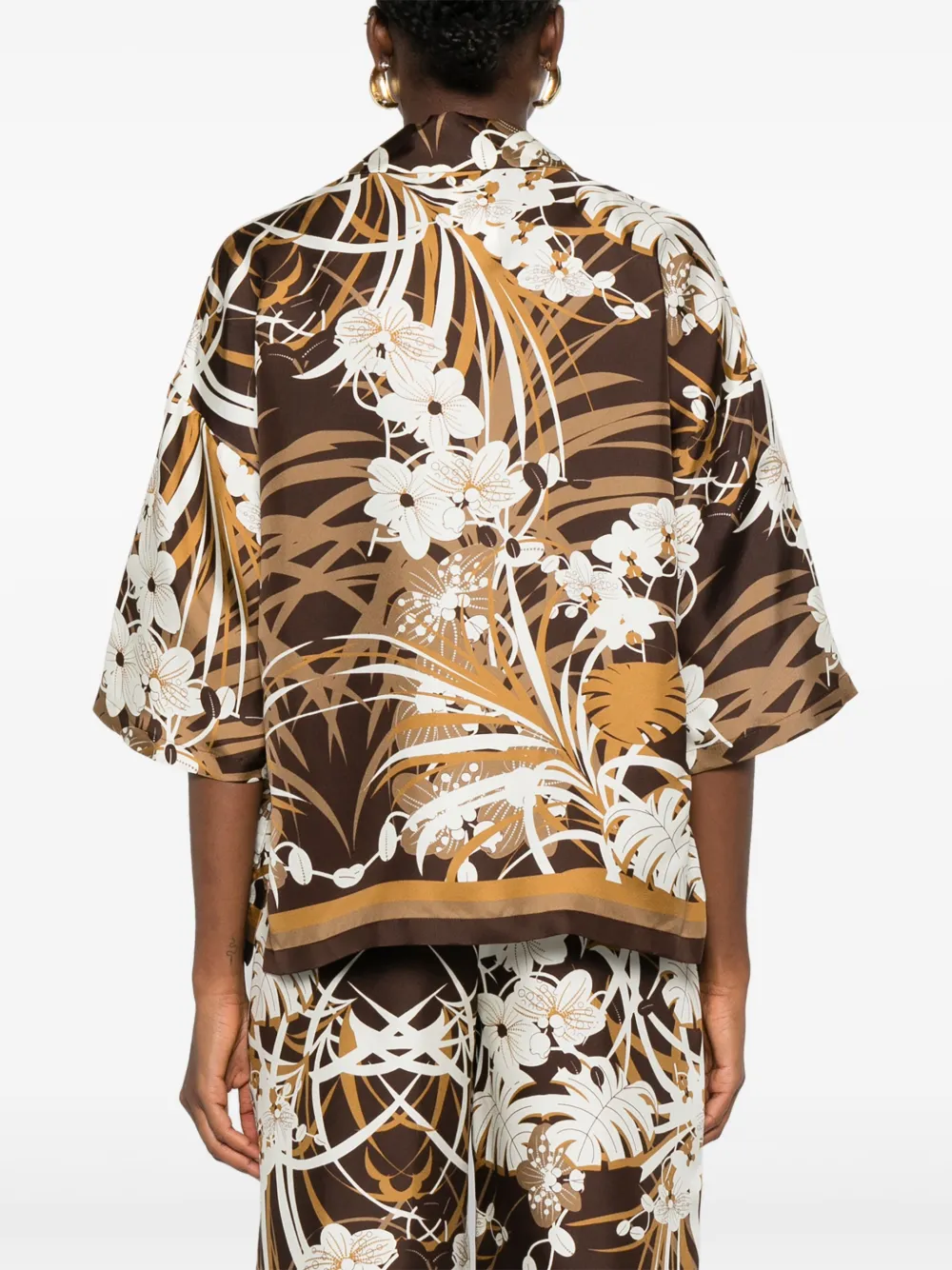 Max Mara silk shirt Bruin
