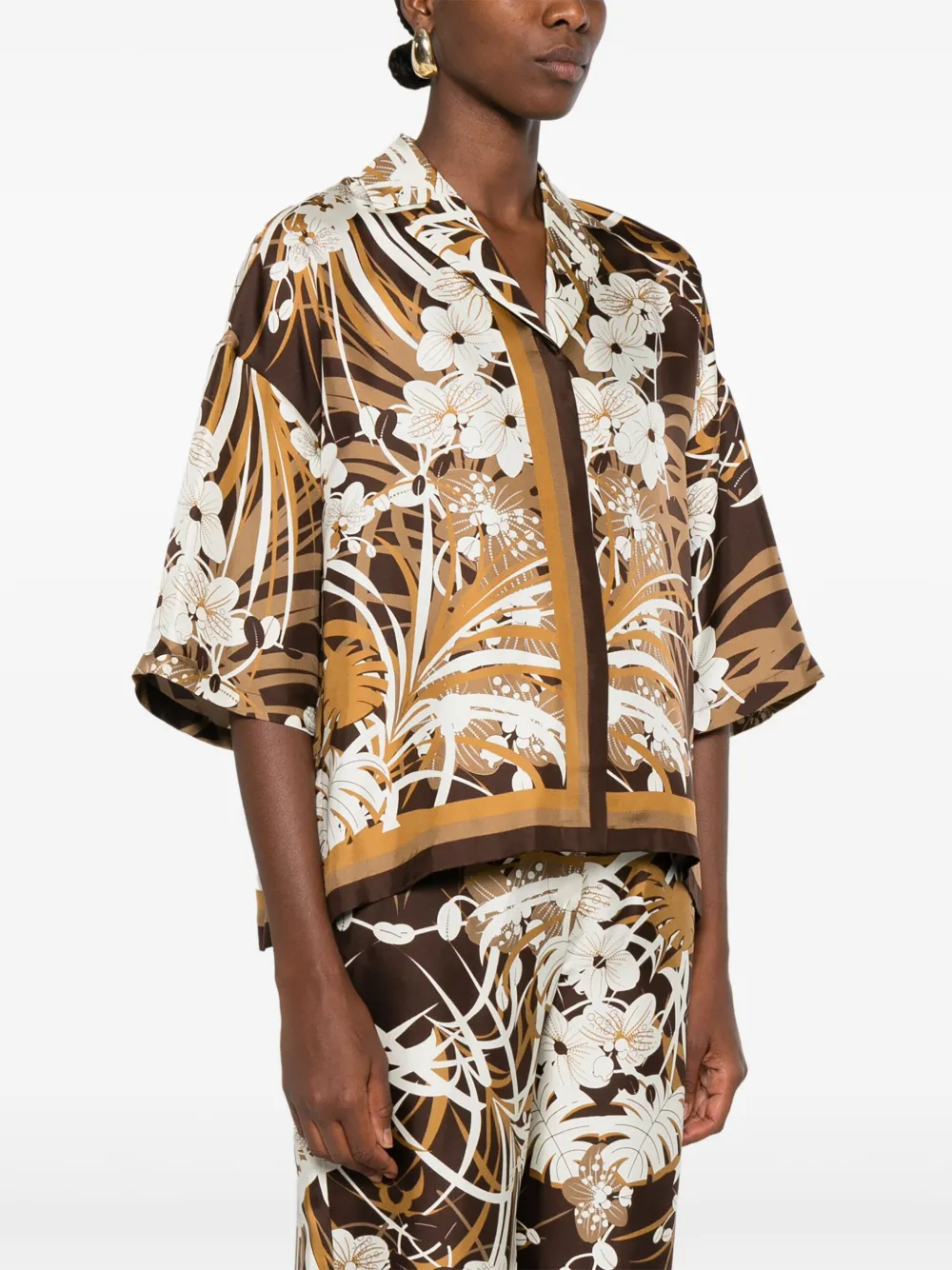 Max Mara silk shirt Bruin
