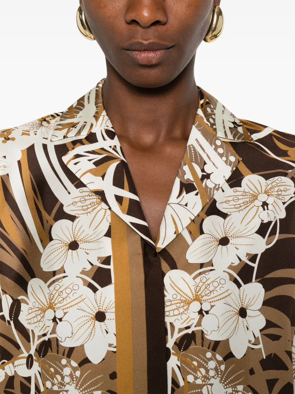 Max Mara silk shirt Bruin