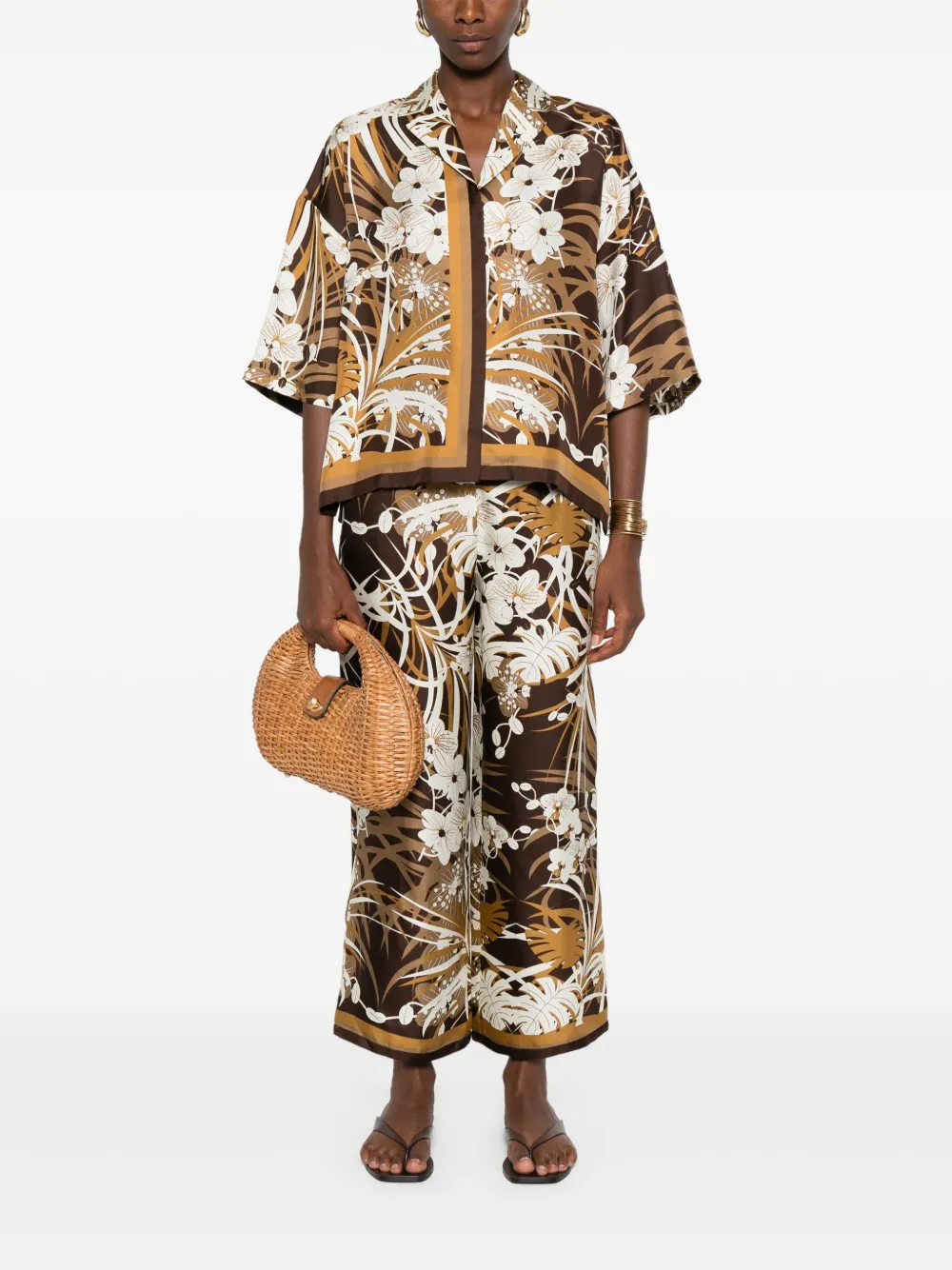 Max Mara silk shirt Bruin