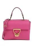 Coccinelle top-handle leather shoulder bag - Pink