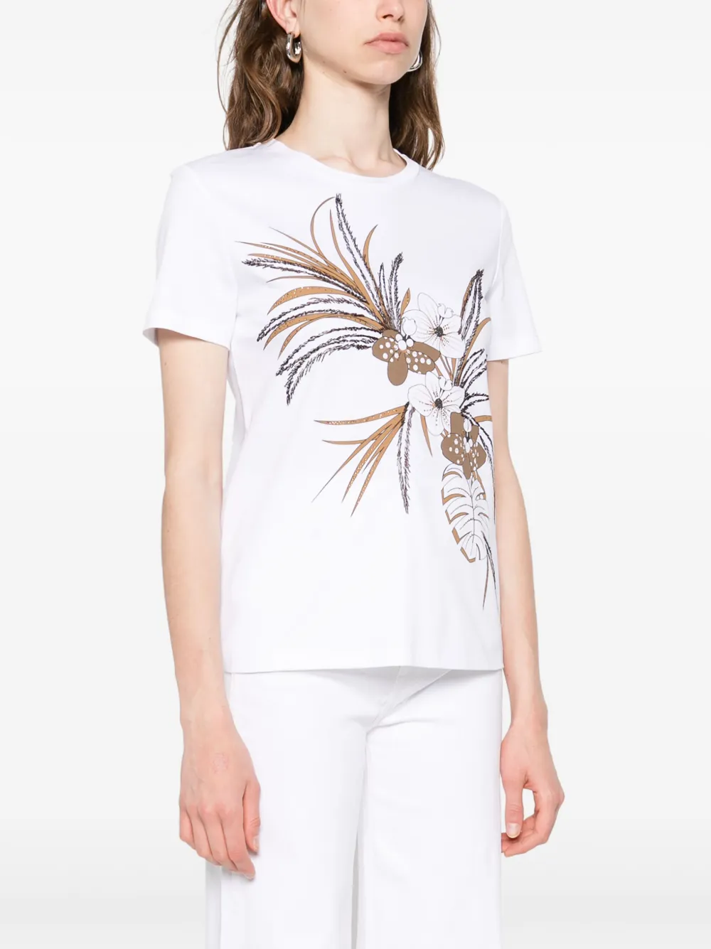 Max Mara Won T-shirt Wit