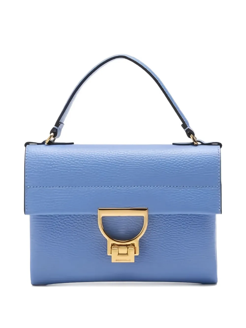 Coccinelle Schoudertas met handvat en gesp Blauw