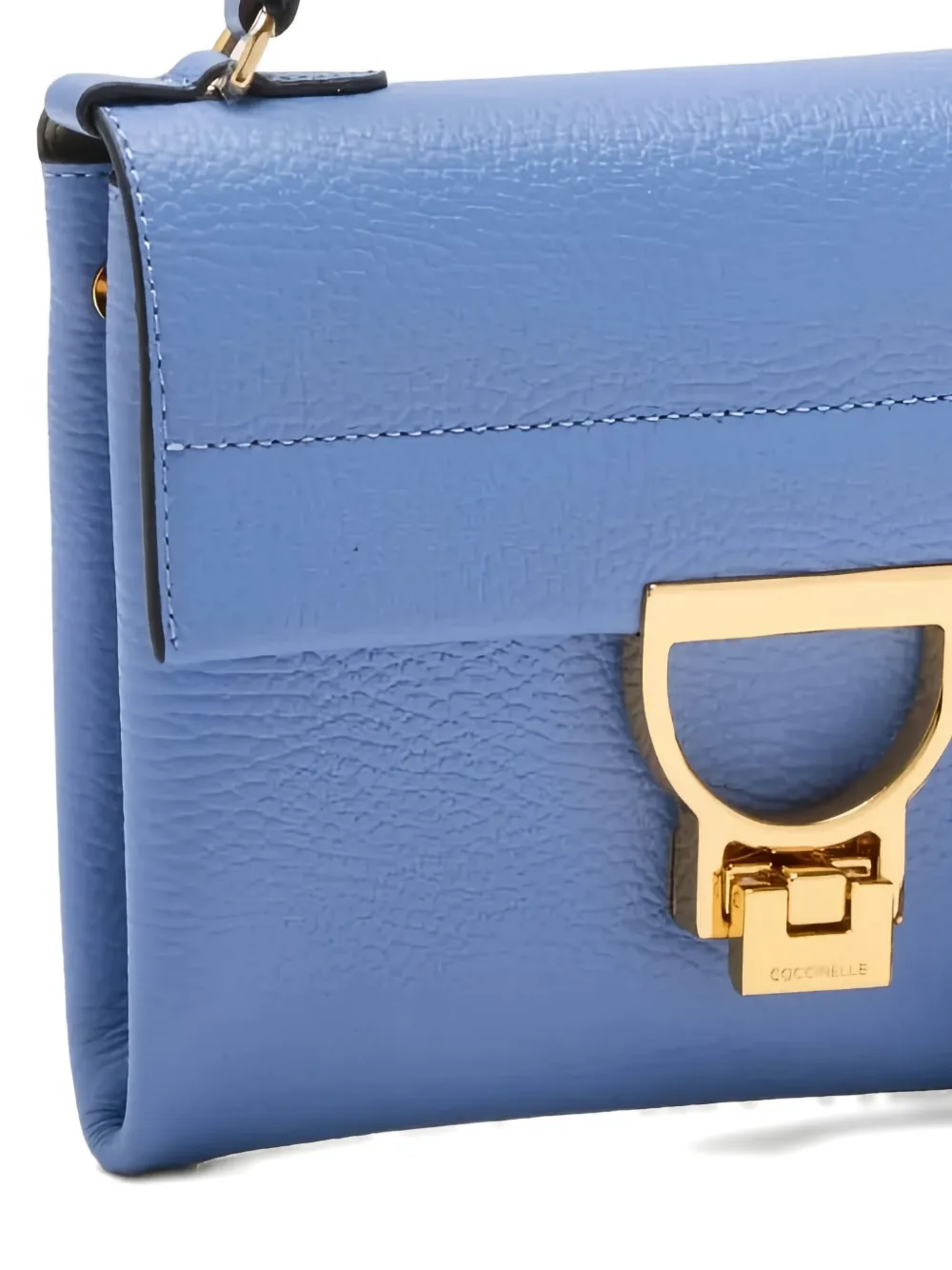 Coccinelle top-handle clasp shoulder bag - Blauw