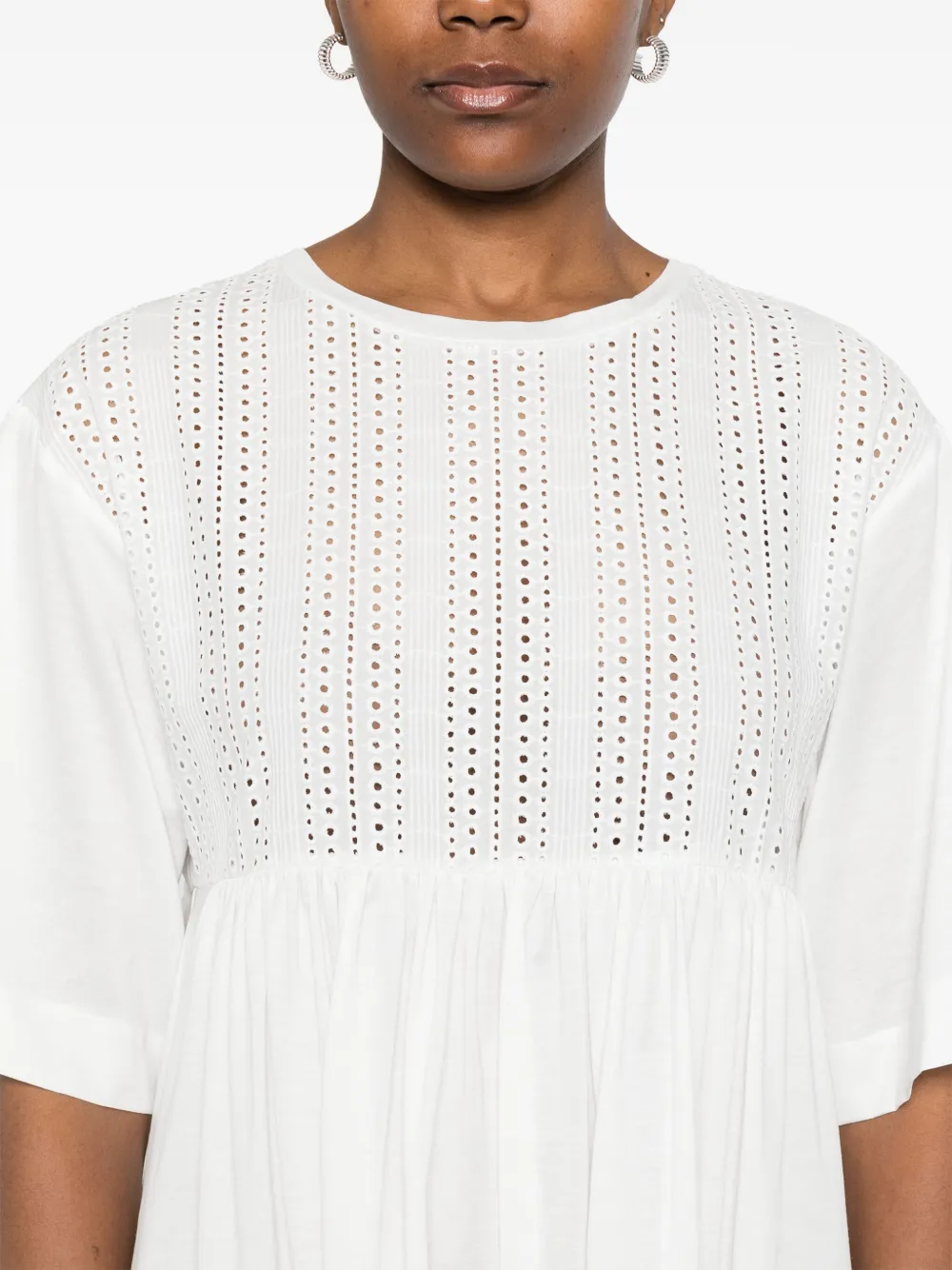 Weekend Max Mara Moretto jurk Wit