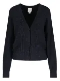 Calvin Klein ribbed button-up cardigan - Black