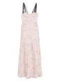 PINKO x Patrick McDowell satin maxi dress
