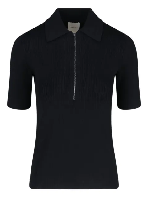 Calvin Klein zip-front polo top