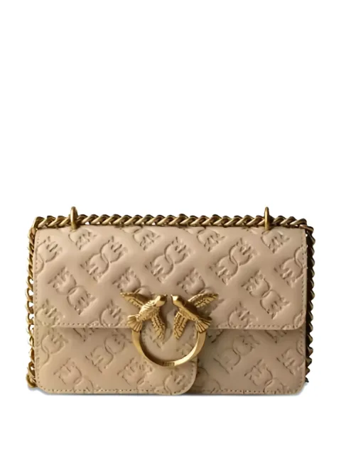 PINKO sac porté épaule Love Birds en cuir embossé