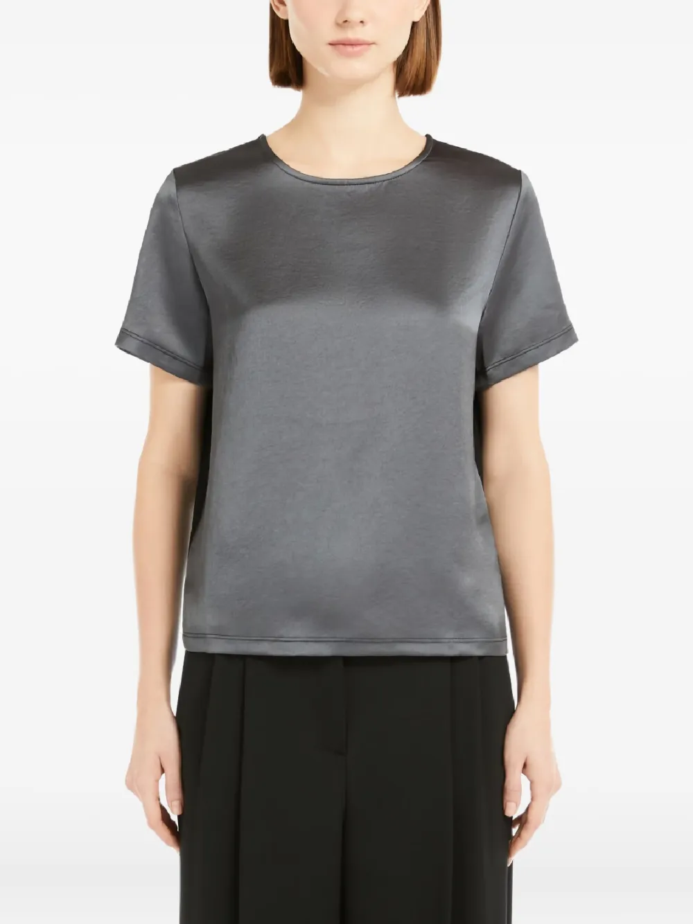 Weekend Max Mara round-neck T-shirt Grijs