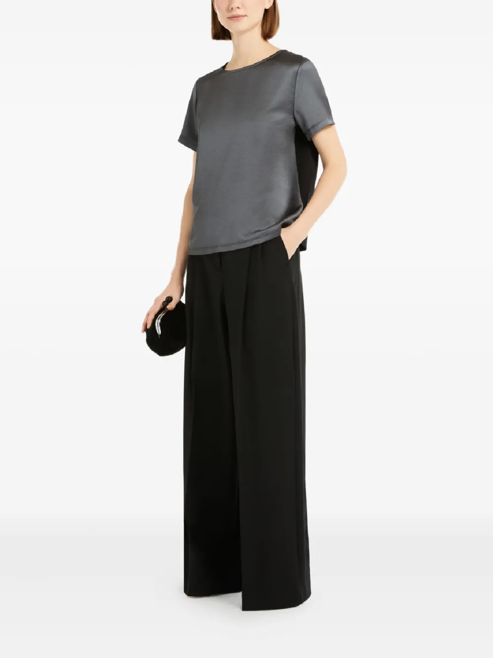 Weekend Max Mara round-neck T-shirt Grijs