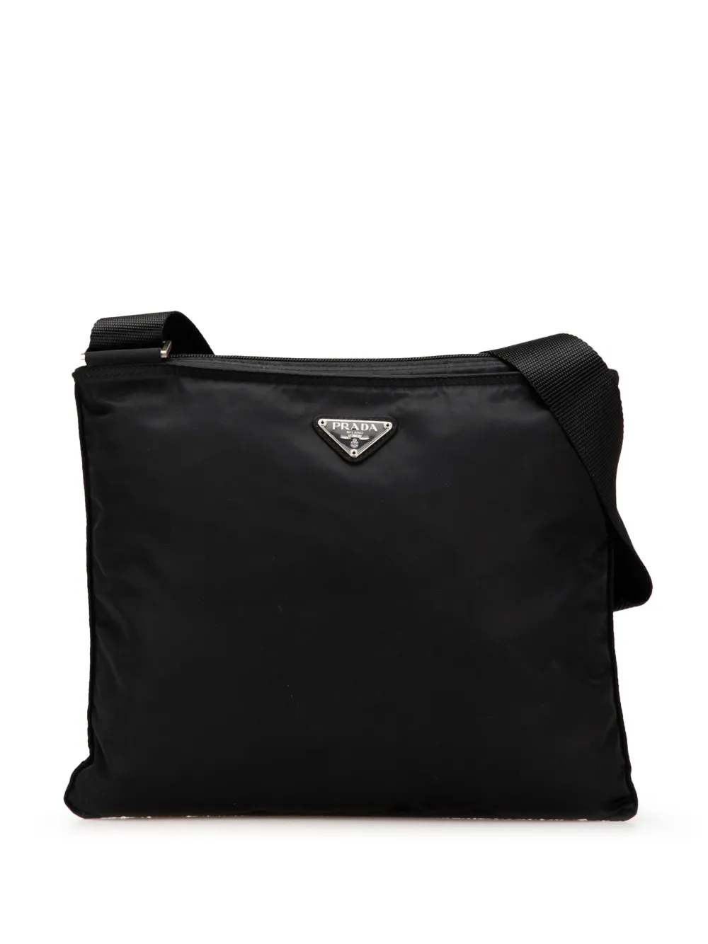 Pre-owned Prada 2000-2013 Tessuto Zip Top Crossbody Bag