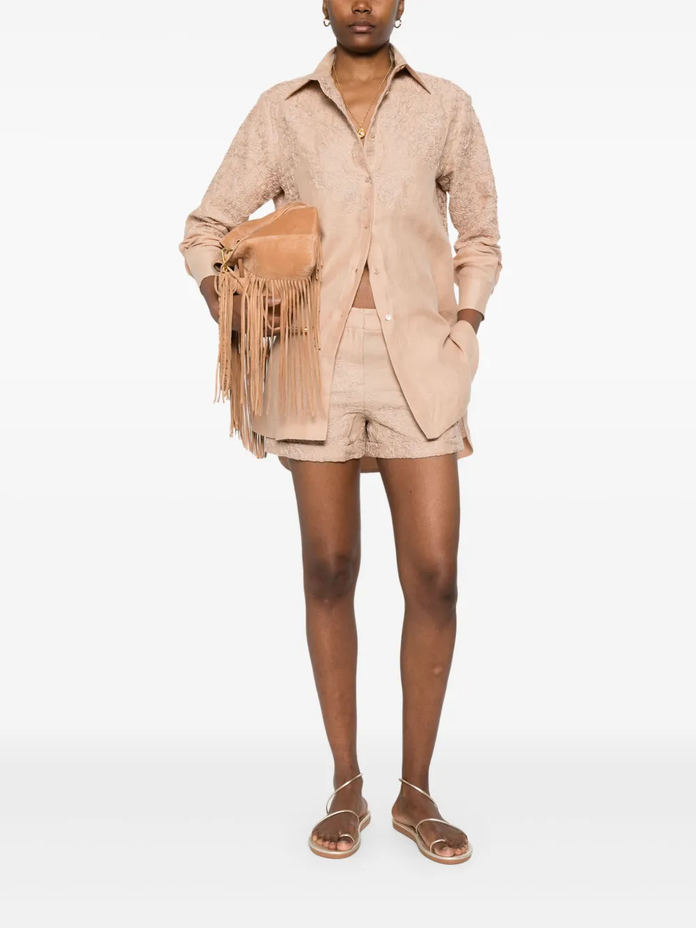 Ermanno Scervino short à fleurs brodées | Shorts courts | Image 2