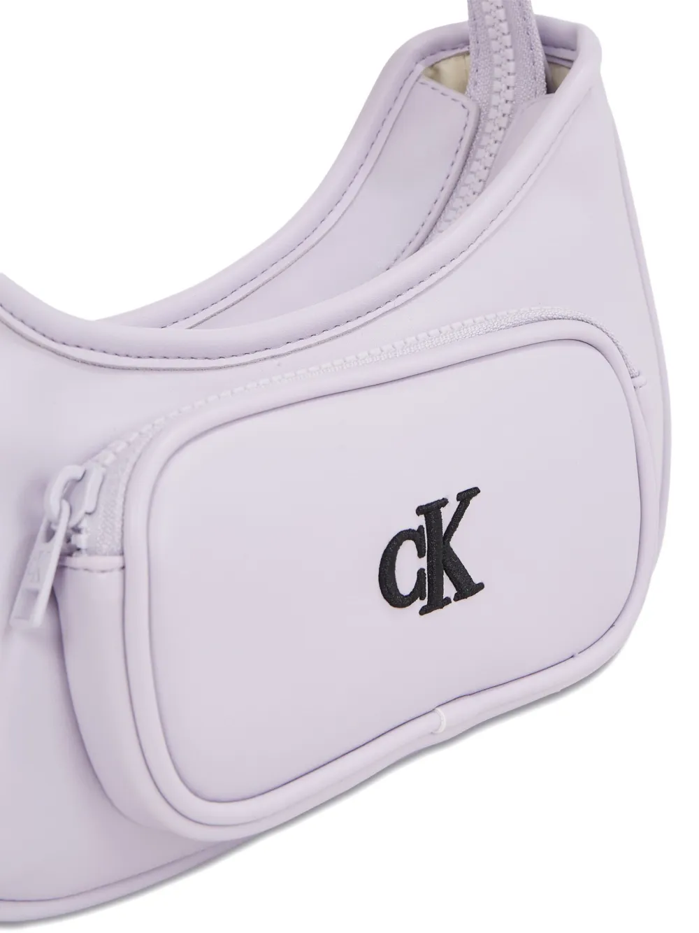 Calvin Klein Kids Schoudertas met logopatch Paars