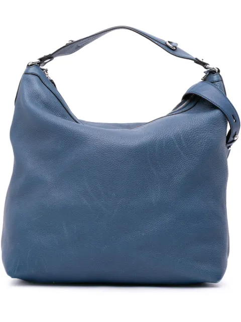 Gucci Pre-Owned 2016-2024 Large Pebbled Calfskin Icon Bit Hobo satchel