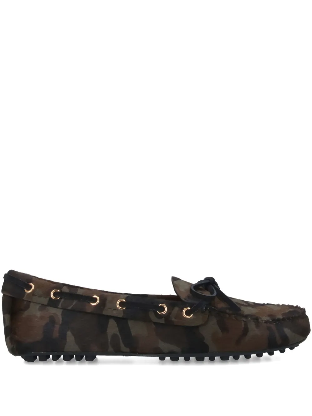 Car Shoe カモフラージュ ローファー - グリーン Car Shoe カモフラージュ ローファー - グリーン