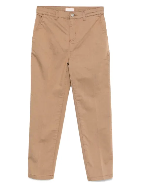 LIU JO logo-appliqué trousers