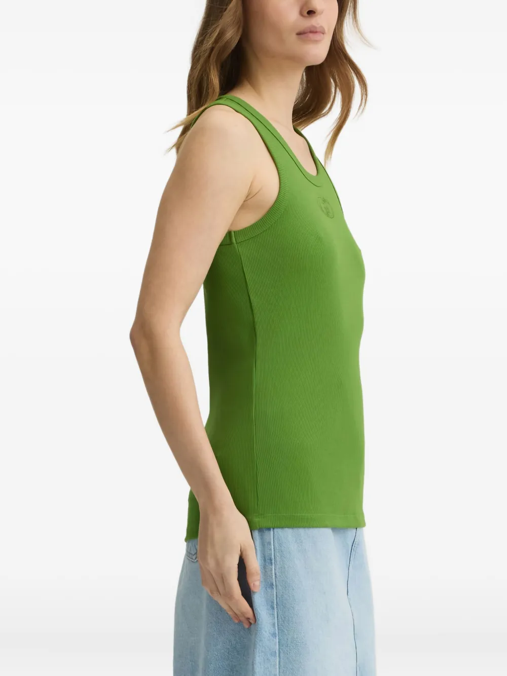 LIU JO Tanktop met geborduurd logo Groen