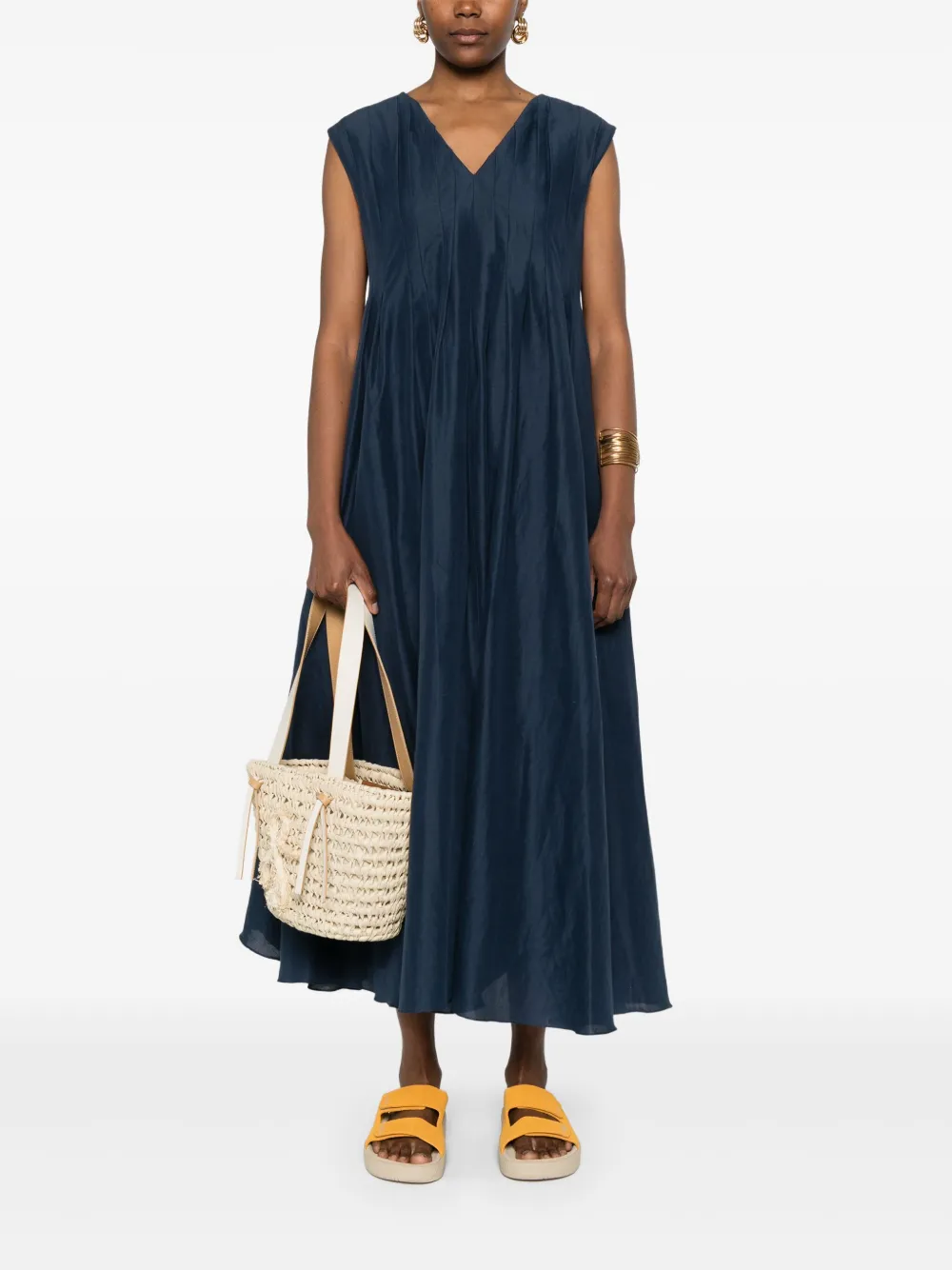 'S Max Mara Piega dress - Blauw