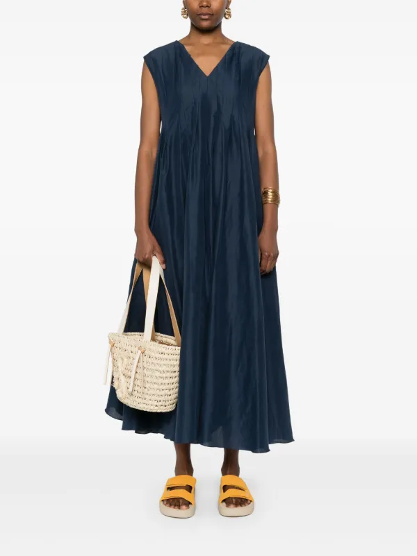 【送料&関税込】'S Max Mara piega Dress S Max Mara Piega Dress | Blue | FARFETCH