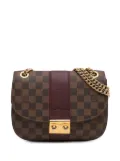 Louis Vuitton Pre-Owned 2017 Damier Ebene Cuir Taurillon Wight shoulder bag - Red