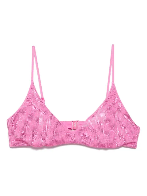 MC2 Saint Barth shiny bikini top