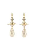 Vivienne Westwood Giant Drop Pearl Orb earrings - Neutrals