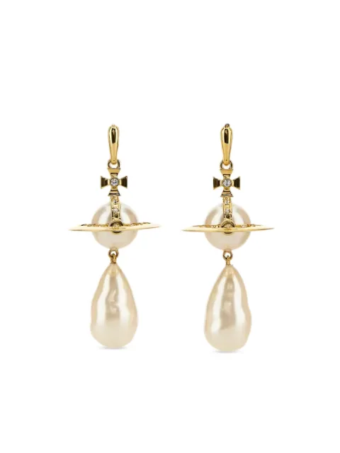 Vivienne Westwood Giant Drop Pearl Orb oorbellen